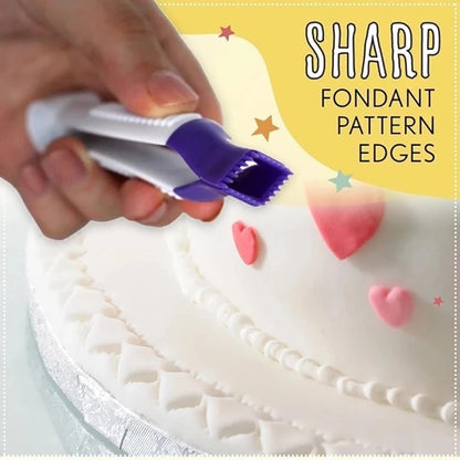 Fondant Crimper Tool Set 4