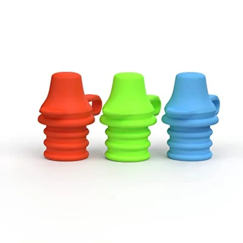 Sip-Well Baby Silicone Bottle Top Spout-3PCS 4