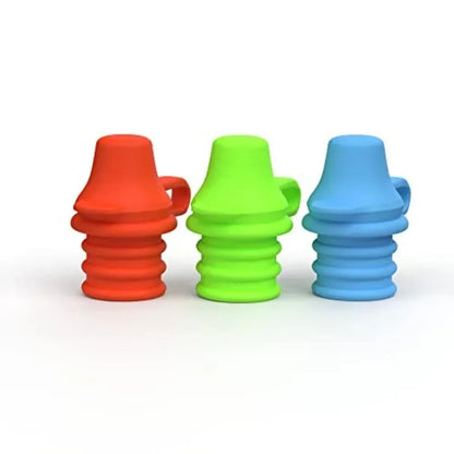 Sip-Well Baby Silicone Bottle Top Spout-3PCS 4