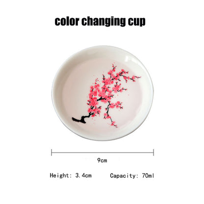 Magic Sakura Cherry Blossom Sake Cup 4