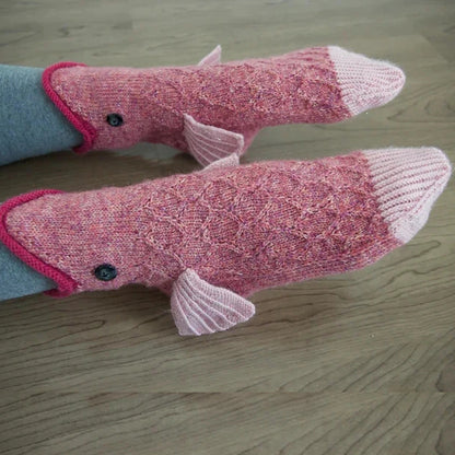Funny Christmas 3D Animal Shaped Knitted Socks 4