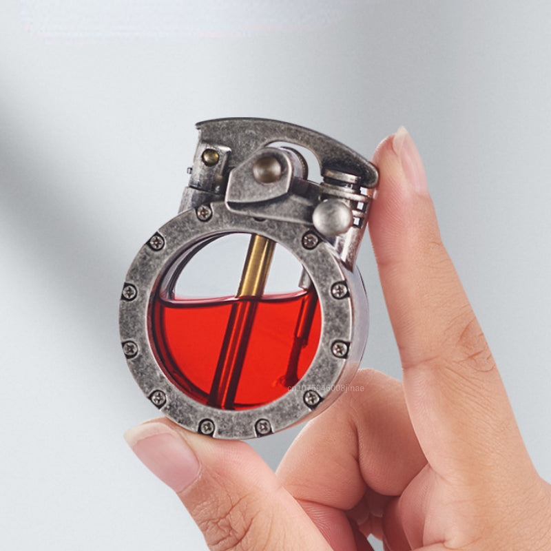 Retro Transparent Tank Metal Lighter 4