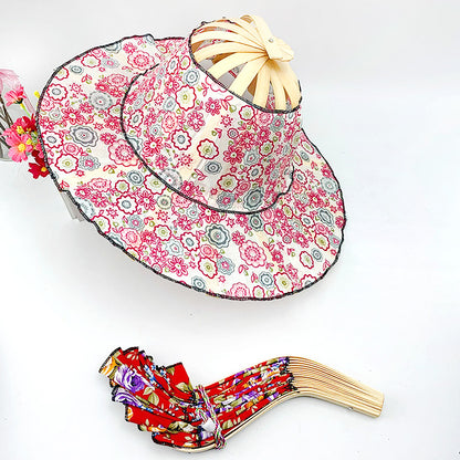 Fashionable Bamboo Fan Hat 4