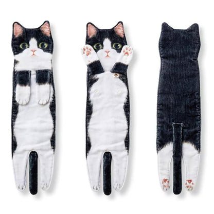 Cat-shaped Hand Towel 4