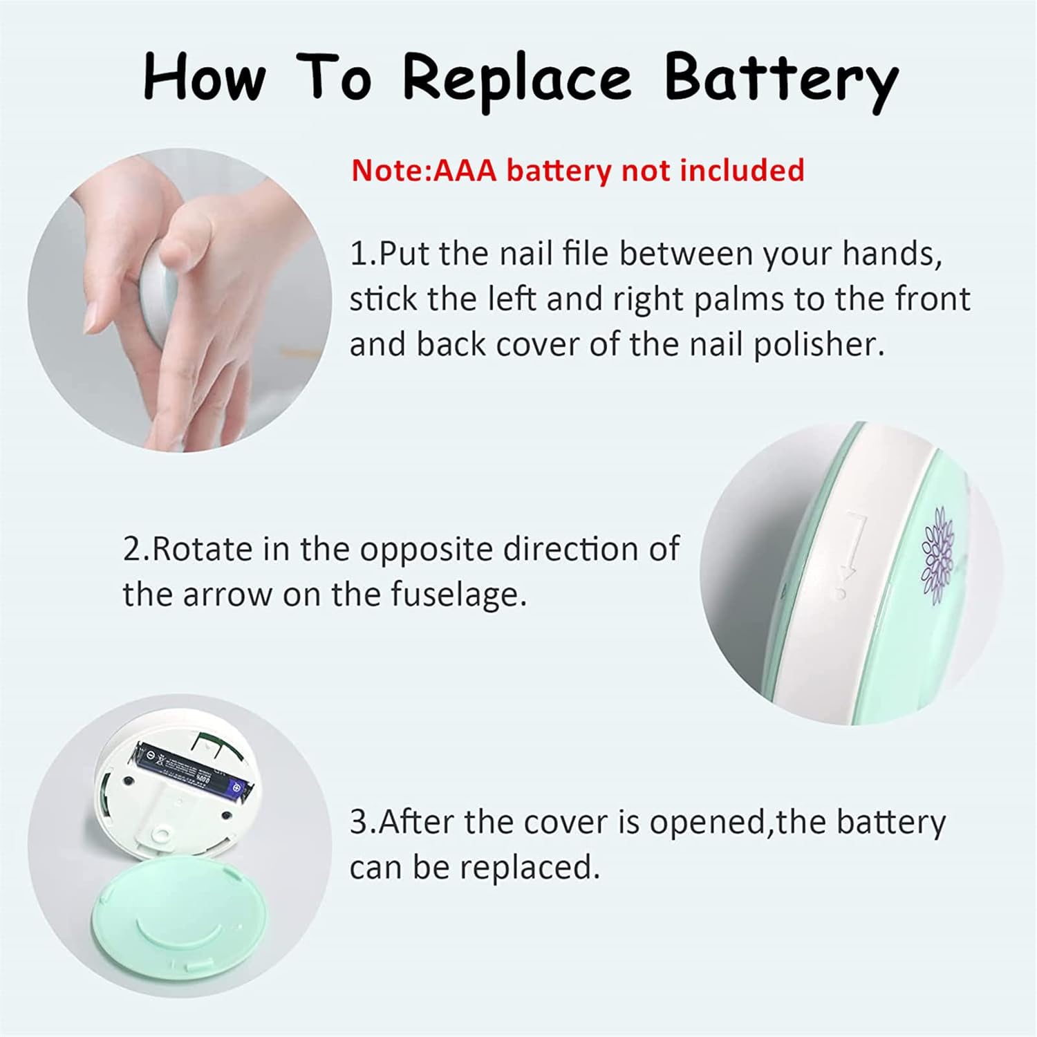 Baby Electric Nail Trimmer Polisher 4