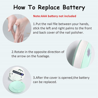 Baby Electric Nail Trimmer Polisher 4