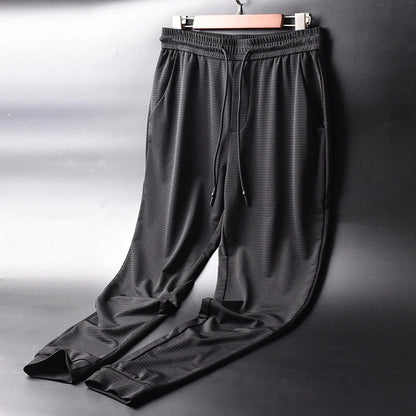 Ice Silk Fitness Running Stretch Pants 4
