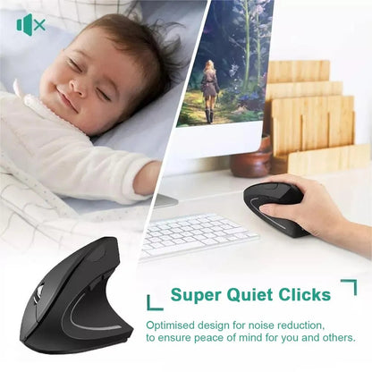 Ergonomic Vertical Wireless Mouse 4