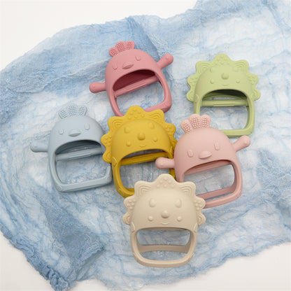 Cute Animal Shaped 3D Silicone Baby Teething Gloves 4