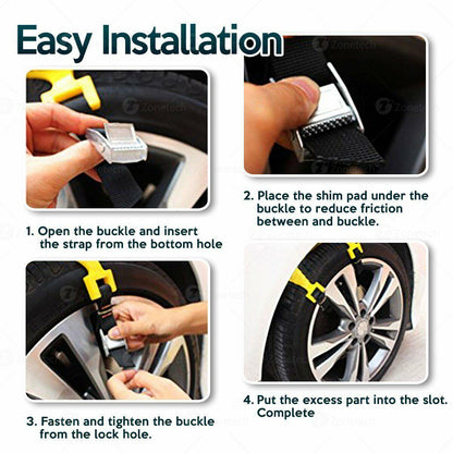 CAR TIRE ANTI-SKID SNOW CHAIN 4