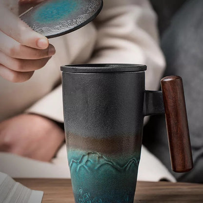 HANDMADE CERAMIC COFFEE & TEA MUG 4