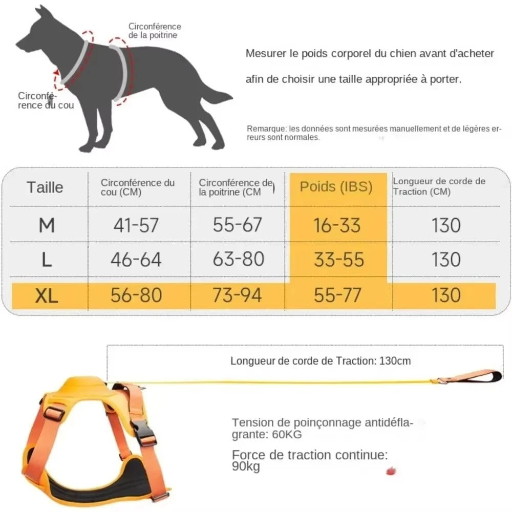 No-Pull Adjustable Dog Harness with Leash 4