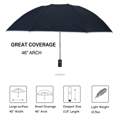 INVERTED UMBRELLA WITH REFLECTIVE STRIPE 4