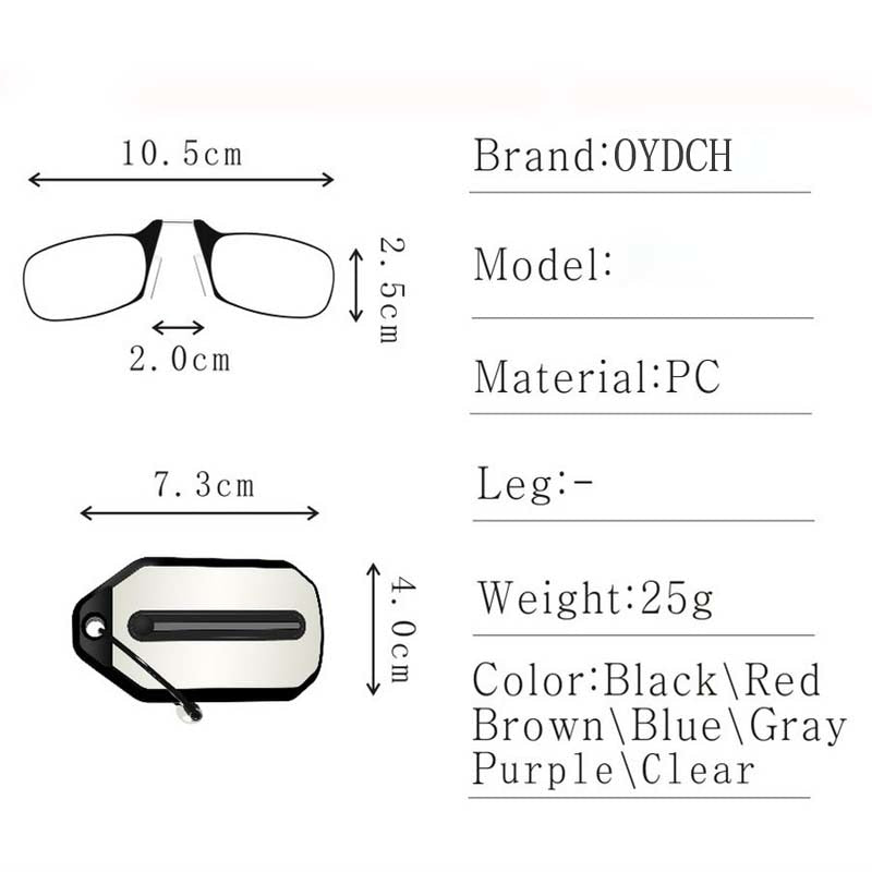Reading Glasses -Carry The Key Chain 4