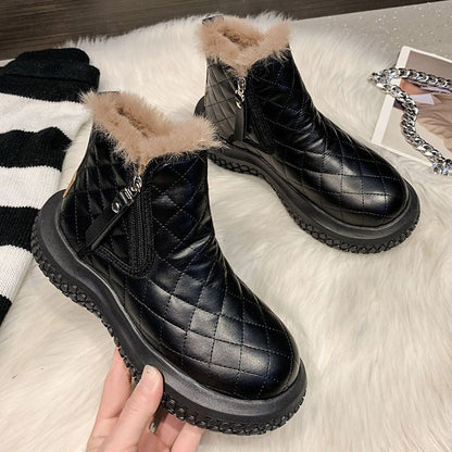 Women's Warm Thick Soled Snow Boots 4