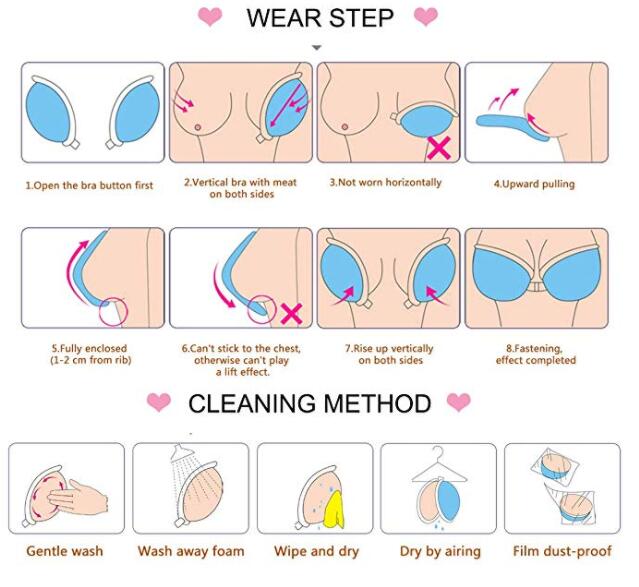 Comfortable Silicone Lift Adhesive Bra 4