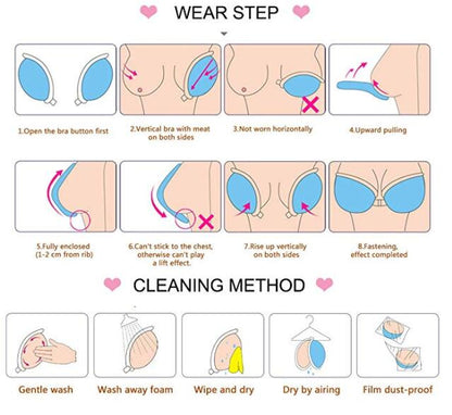 Comfortable Silicone Lift Adhesive Bra 4