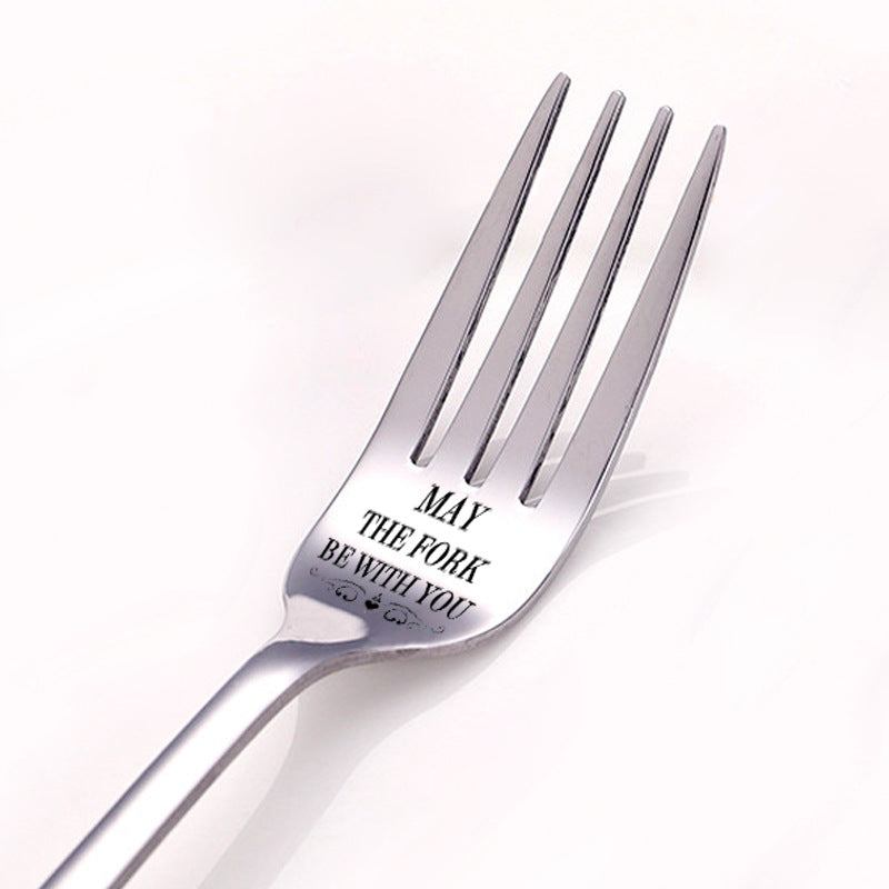 Engraved Fork- I Forking Love You 4