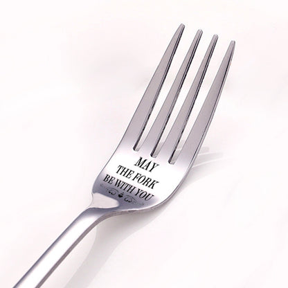Engraved Fork- I Forking Love You 4