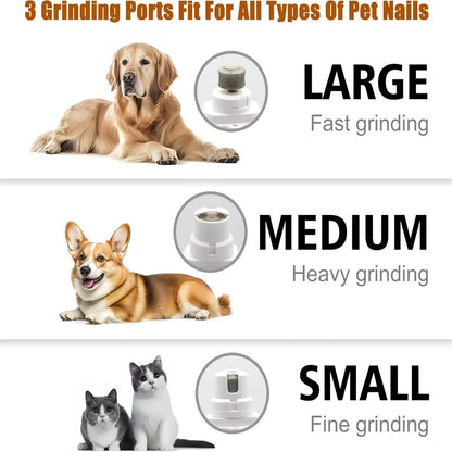 Quiet LED Pet Nail Groomer – Gentle Clippers & Grinder for Dogs and Cats of All Sizes 4
