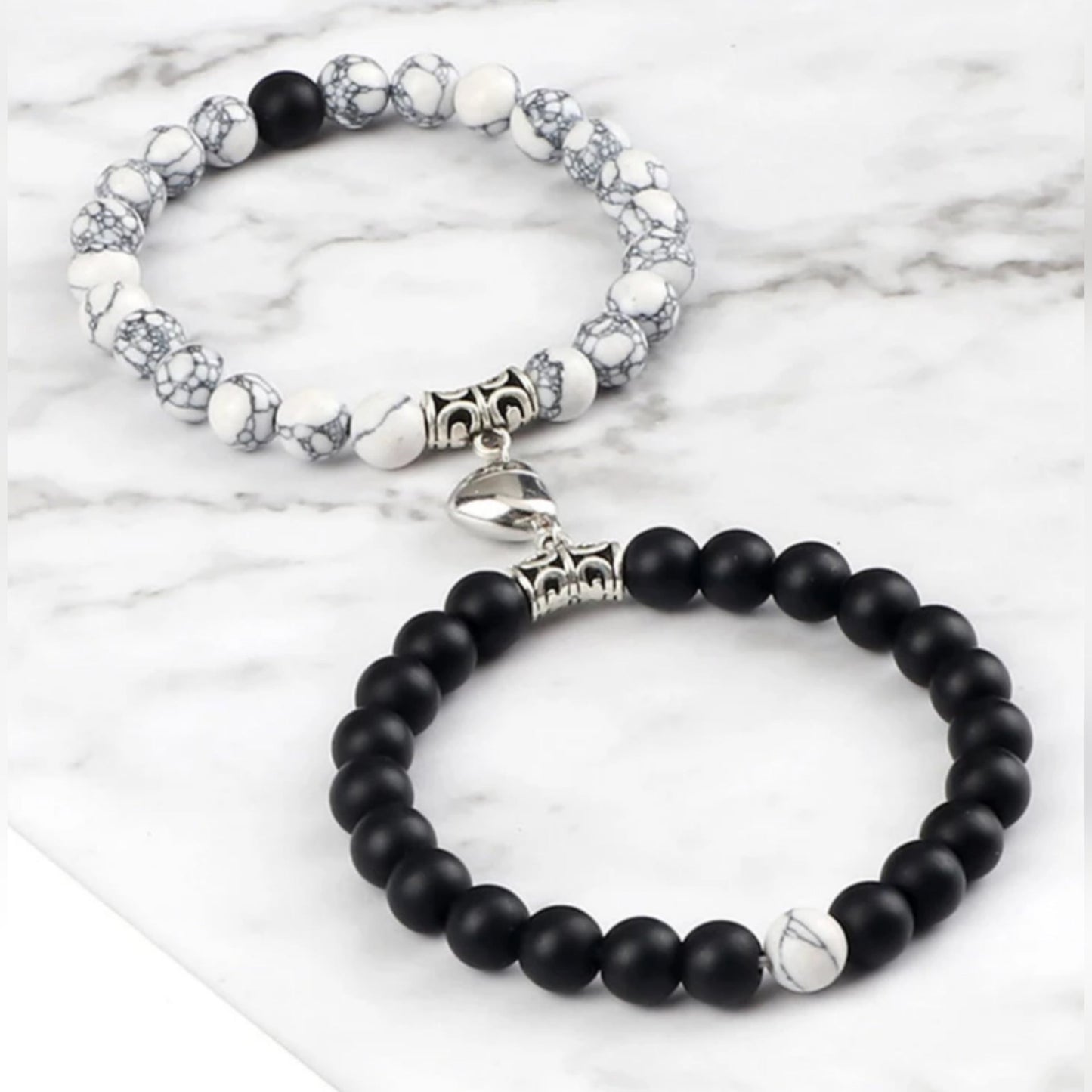 Heart Magnetic Bracelets for Couples 3