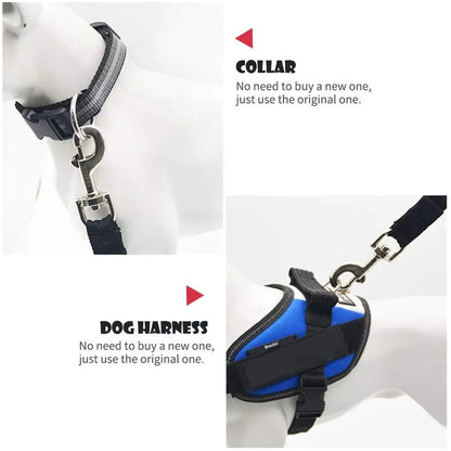 Adjustable Pet Car Seat Belt – Safety Harness Lead Clip for Dogs & Cats, Vehicle Travel Accessory 4