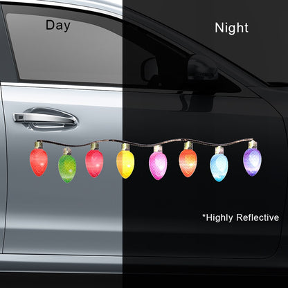 Reflective Light Bulb Magnet Decorations 4
