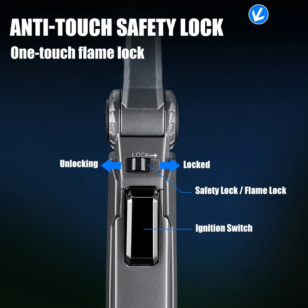 Adjustable Angle Flame Torch Lighter 4