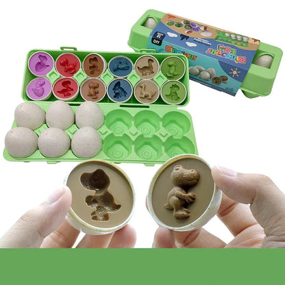 Baby Learning Color & Shapes Matching Egg Toy 4