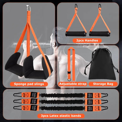 Pull-Up Assistance Bands Set – Resistance Straps for Chin-Ups, Hanging Training & Full-Body Stretching 4