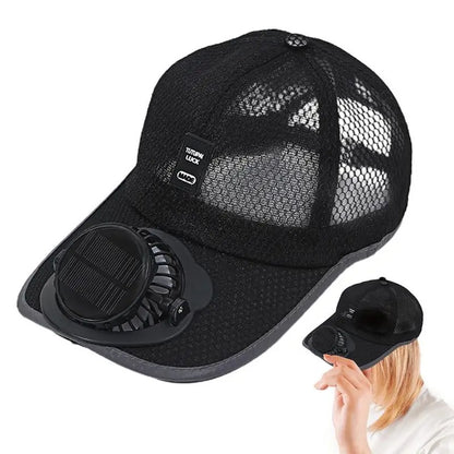 Cap with Solar Fan 4