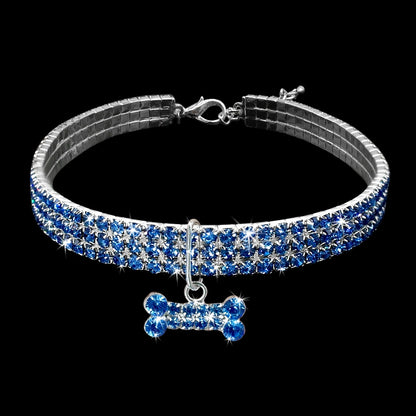 Bling Rhinestone Dog Collar Crystal Puppy 4