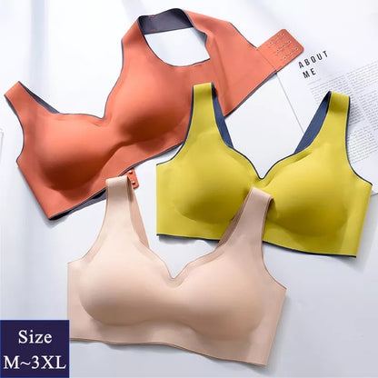 Latex Seamless Push Up Bra 4