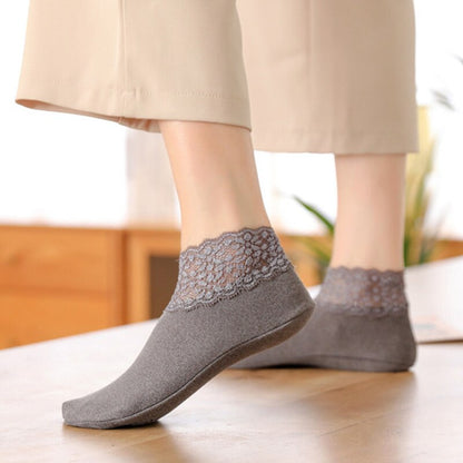 New Fashion Lace Warmer Socks 4