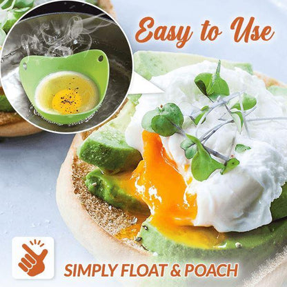 Easy Silicone Egg Poacher (Set of 4) 4