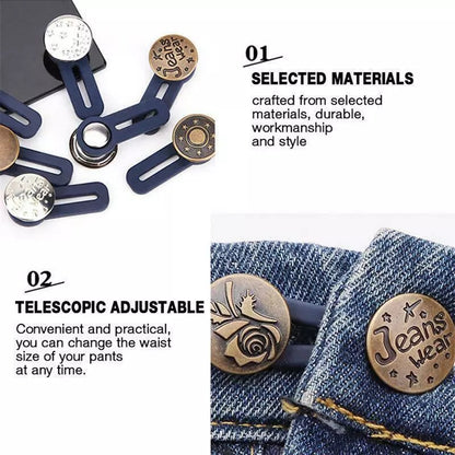 Retratable Jeans Button 5pcs 4