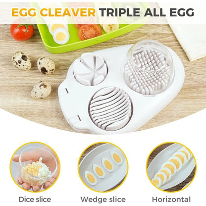 Multifunctional 3-in-1 Egg Slicer 4