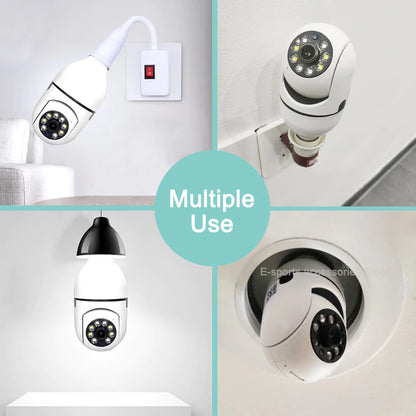 E27 Bulb Wireless 360 Security Camera 4