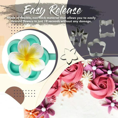 Flower Blossom Cake Art Mold 4