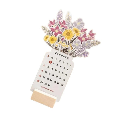 Bloomy Flower Calendar 4