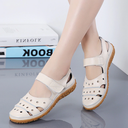 Women's Hollow Hook Flat Sandals 3