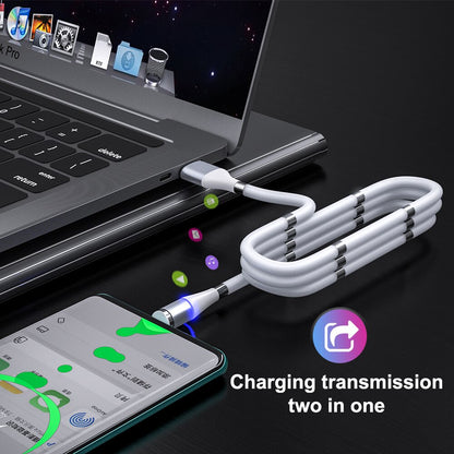 New High Quality Magnetic Self Winding Charging Cable 4