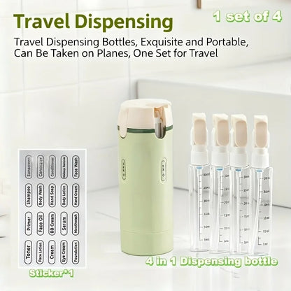 4-in-1 Travel Toiletry Dispenser Bottle 4