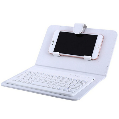 Wireless Bluetooth Keyboard With Leather 4