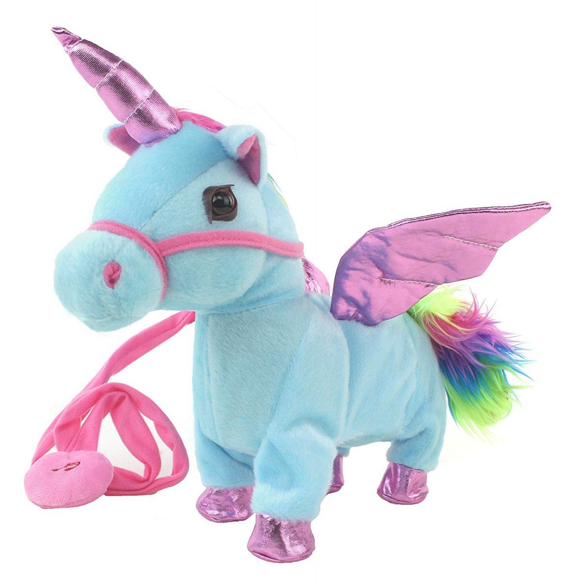 Electric Walking Unicorn Plush Toy 4