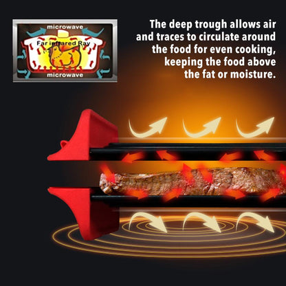 Microwave Non-Stick Long Grill 3