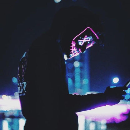 Halloween Party & Rave Glow Mask 4