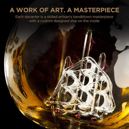 GLOBE DECANTER WITH SHIP 4