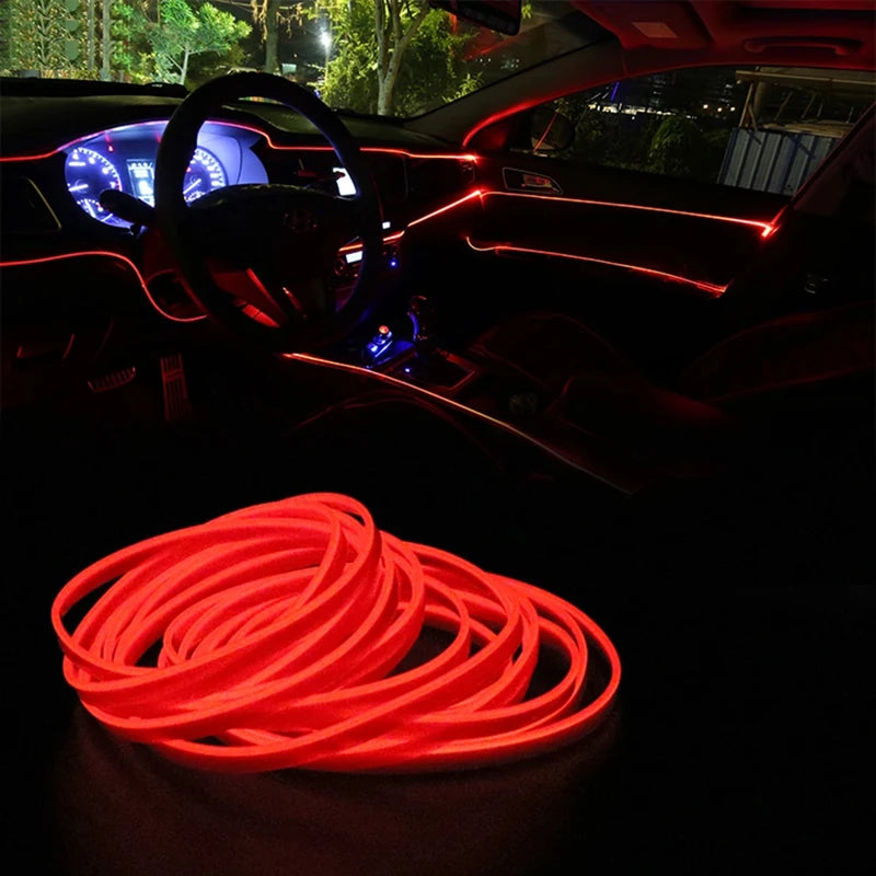 Car Interior Decorative LED Strip Atmosphere Light 4