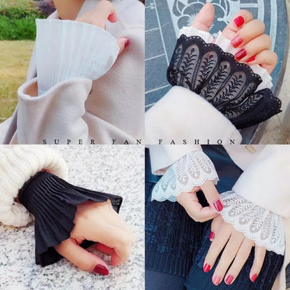 Layered Sleeve Wrist Cuff 4